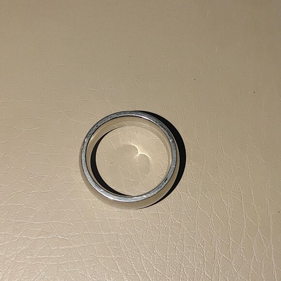 Wedding Band Ring Size 6 Stainless Steel Comfort Fit Polished Finish - Picture 5 of 8